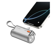 Sharge PowerBank Flow Mini 2 22,5W QC 3.0 PD 3.0 Szary - 1455943 - zdjęcie 2
